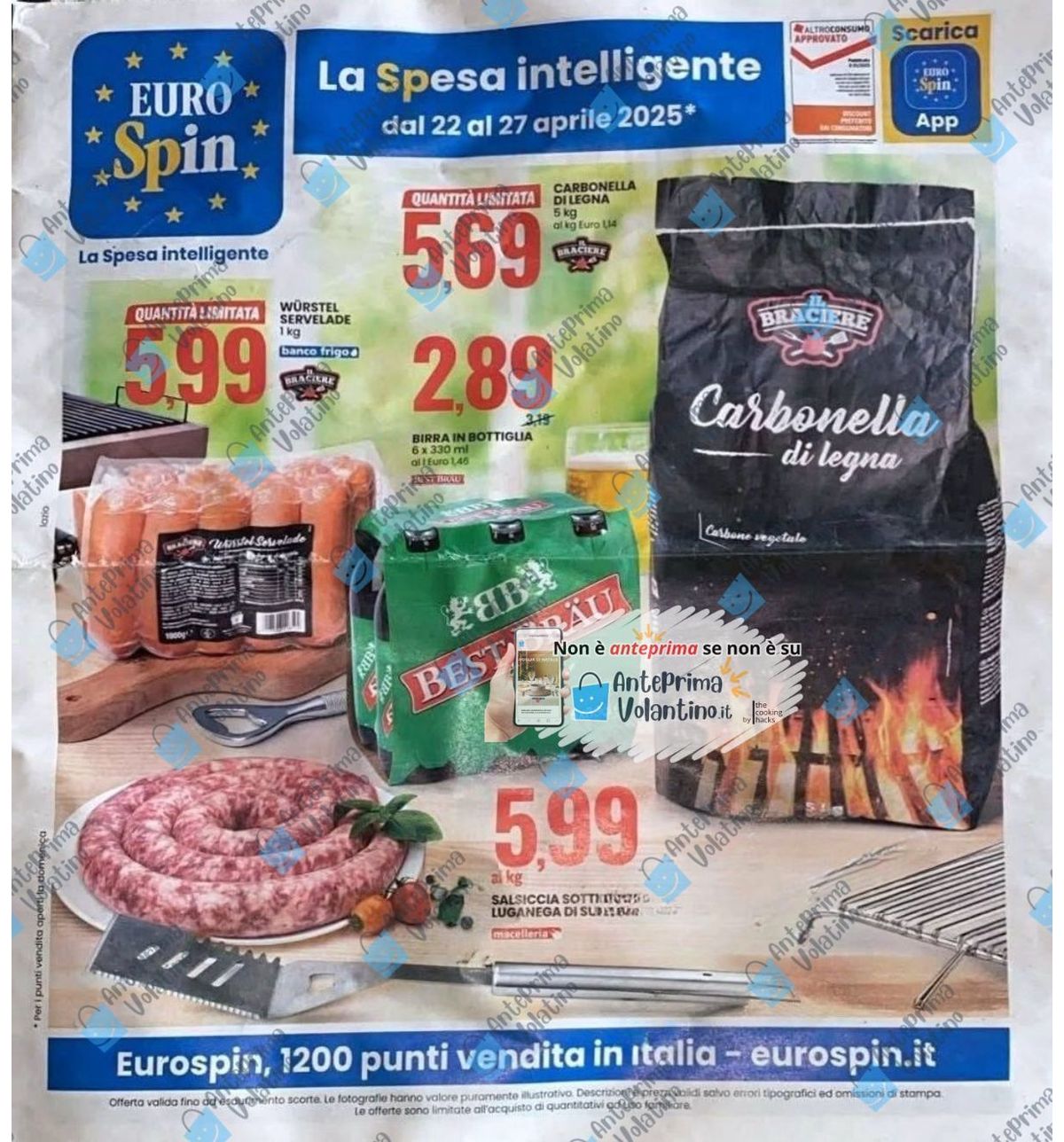 Volantino Eurospin dal 22 aprile 2025