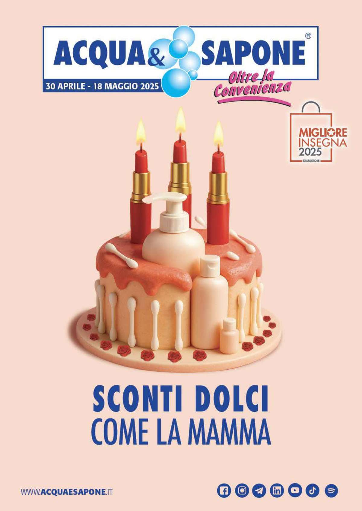 Volantino Acqua e Sapone Umbria e Toscana dal 30 aprile 2025