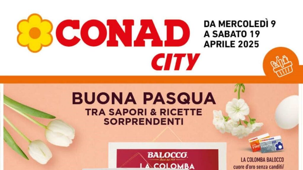 Volantino Conad City Lazio dal 9 aprile 2025