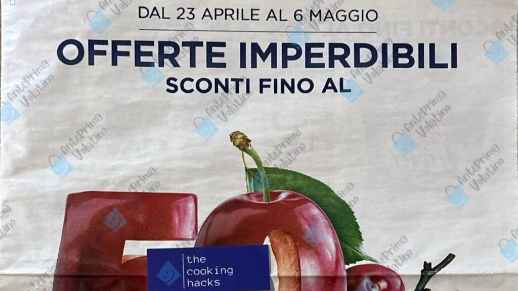 Volantino Esselunga dal 23 aprile 2025