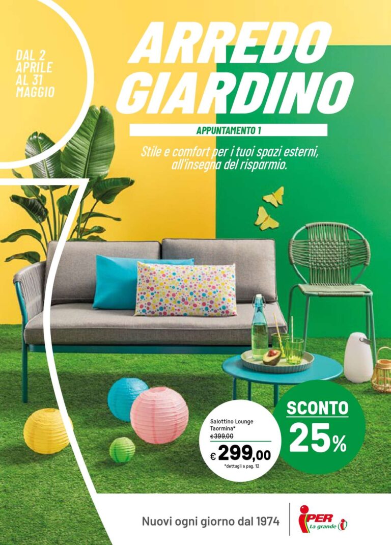 Volantino Iper Arredo Giardino dal 2 aprile 2025