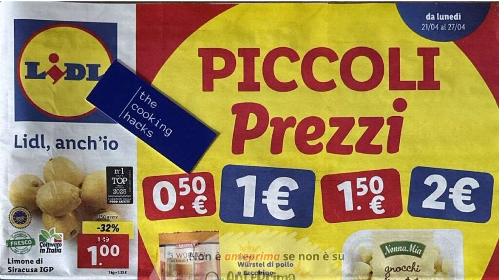 Volantino Lidl dal 21 aprile 2025