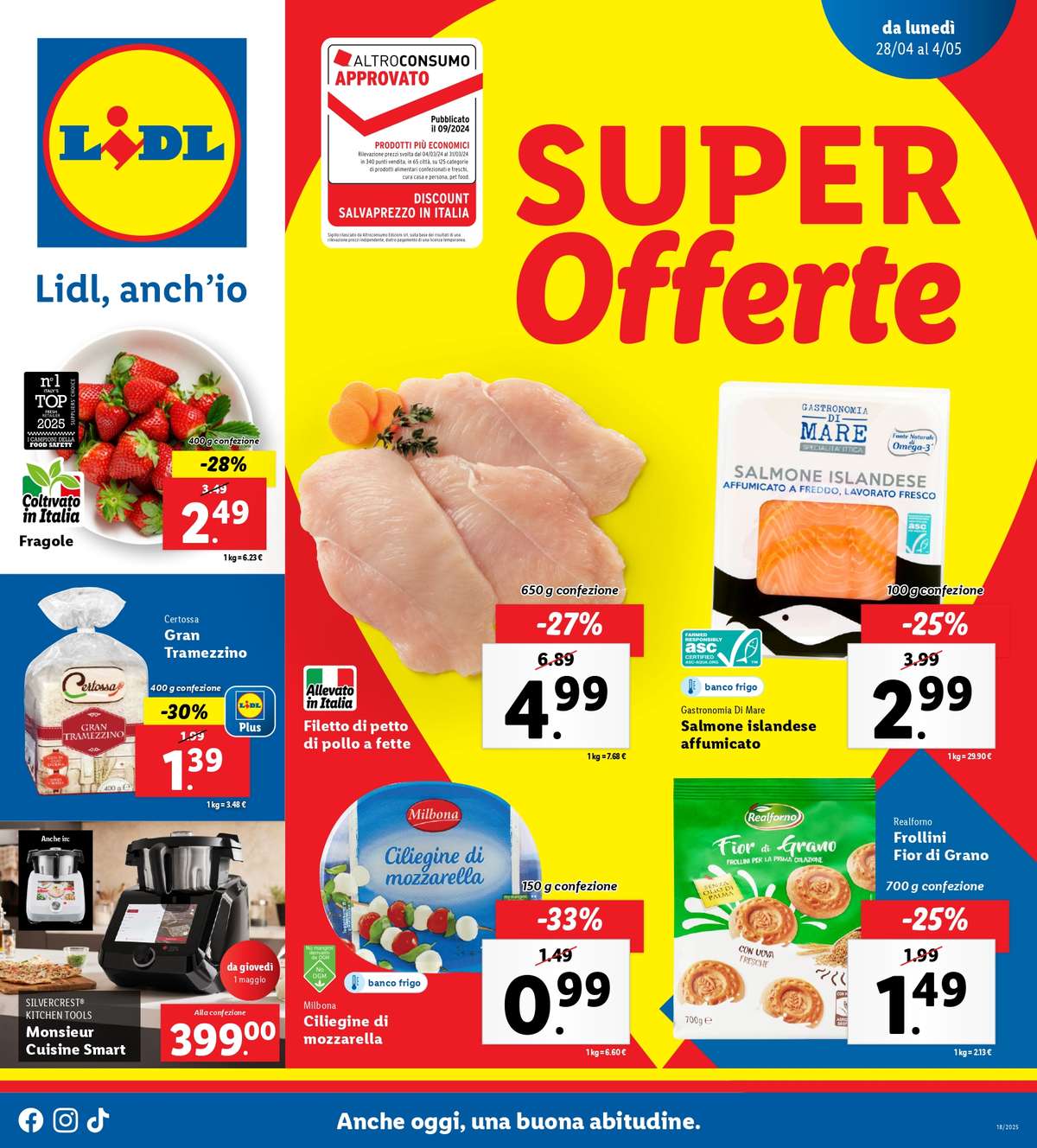 Volantino Lidl dal 28 aprile 2025