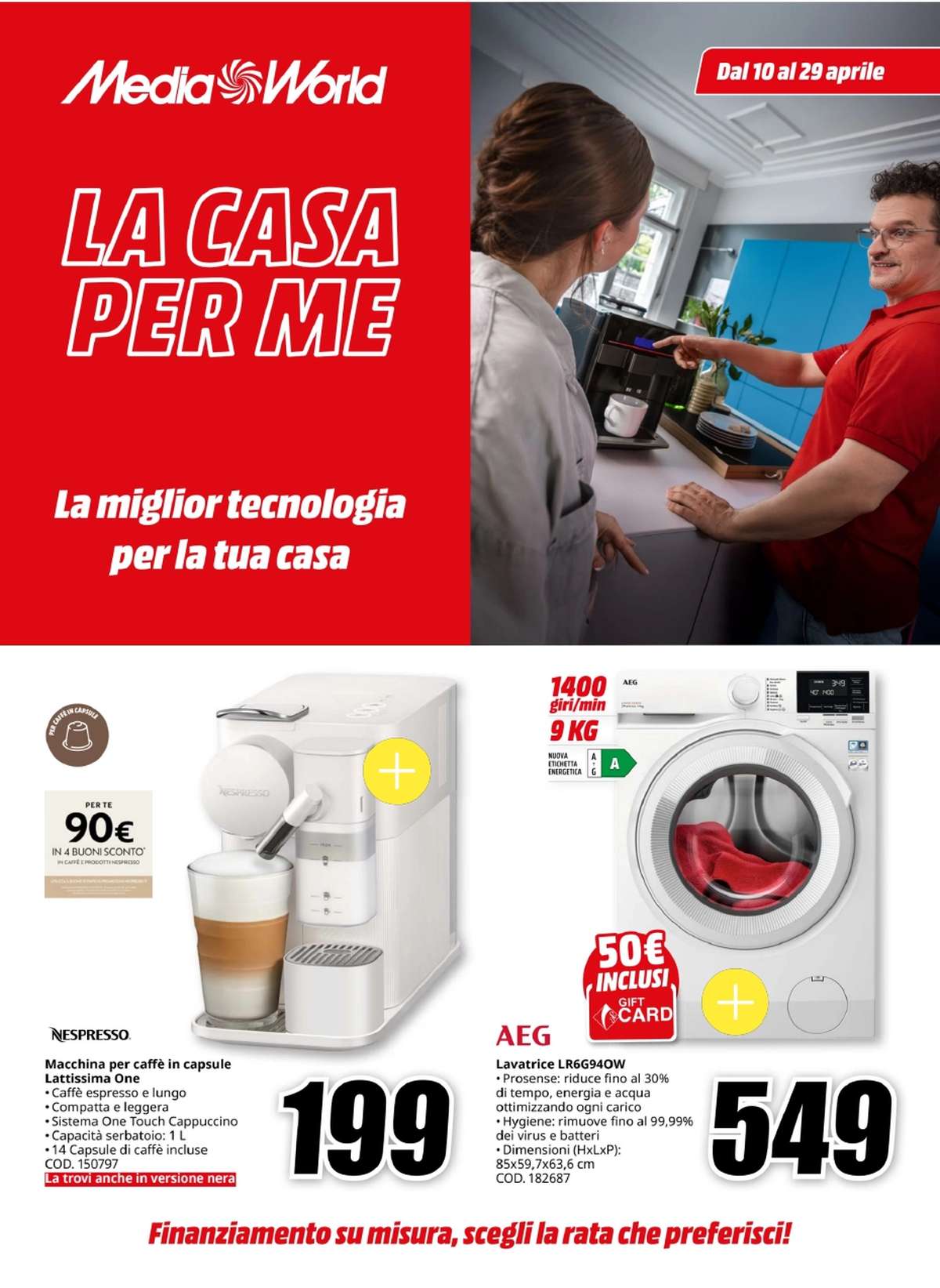 Volantino MediaWorld Casa dal 10 aprile 2025
