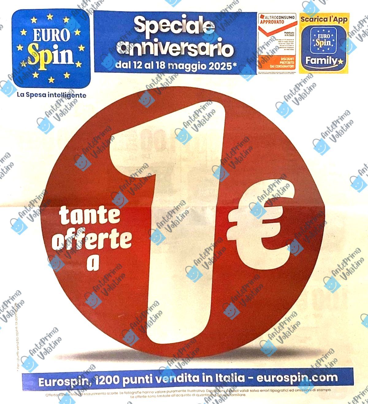 Anteprima volantino Eurospin dal 12 maggio 2025