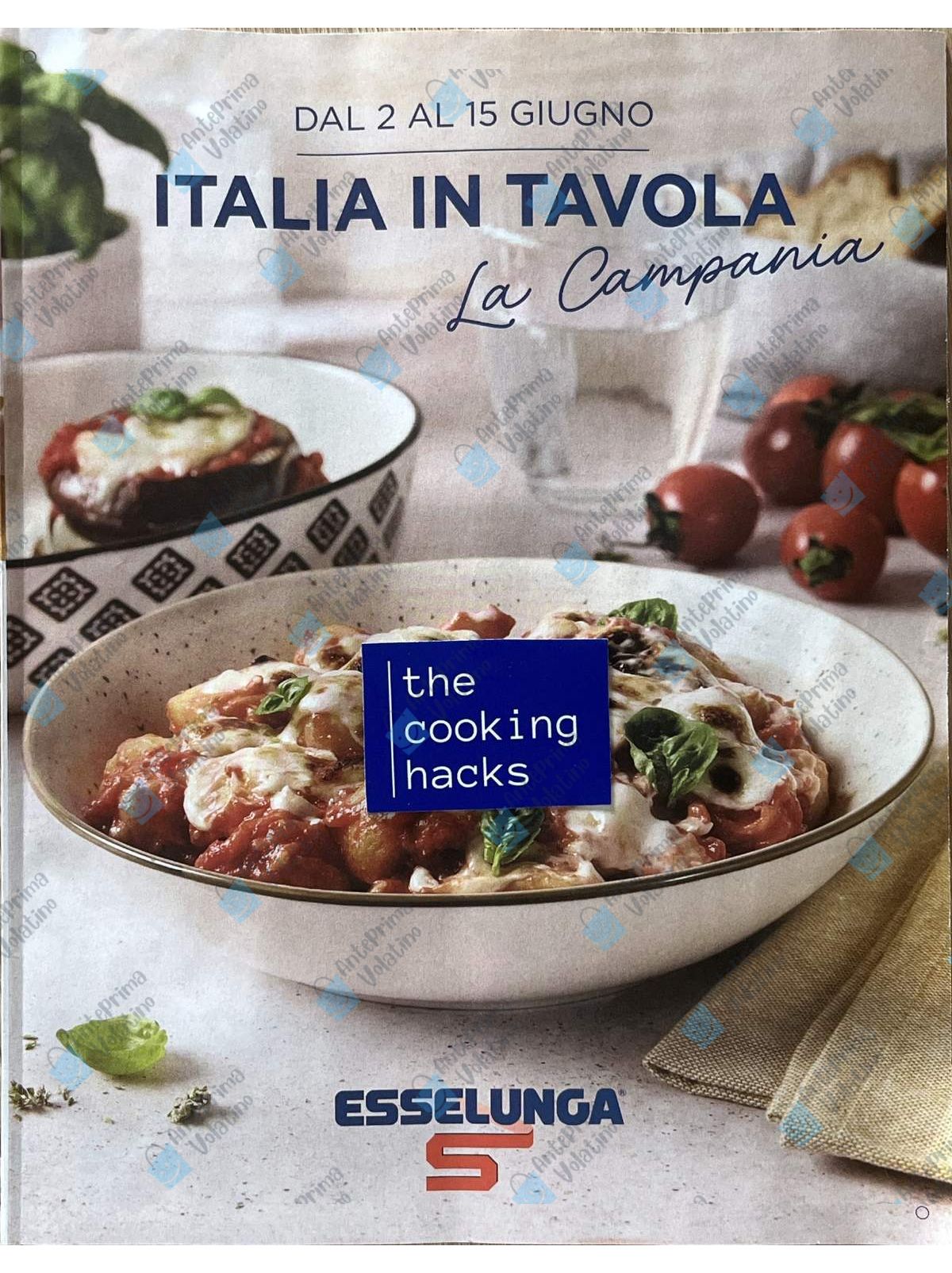 Volantino Esselunga Italia in Tavola La Campania dal 2 giugno 2025