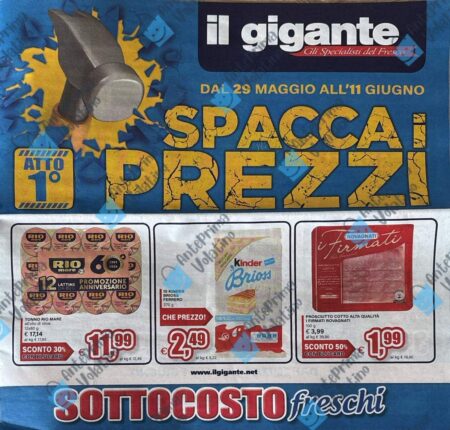 Volantino Il Gigante dal 29 maggio 2025