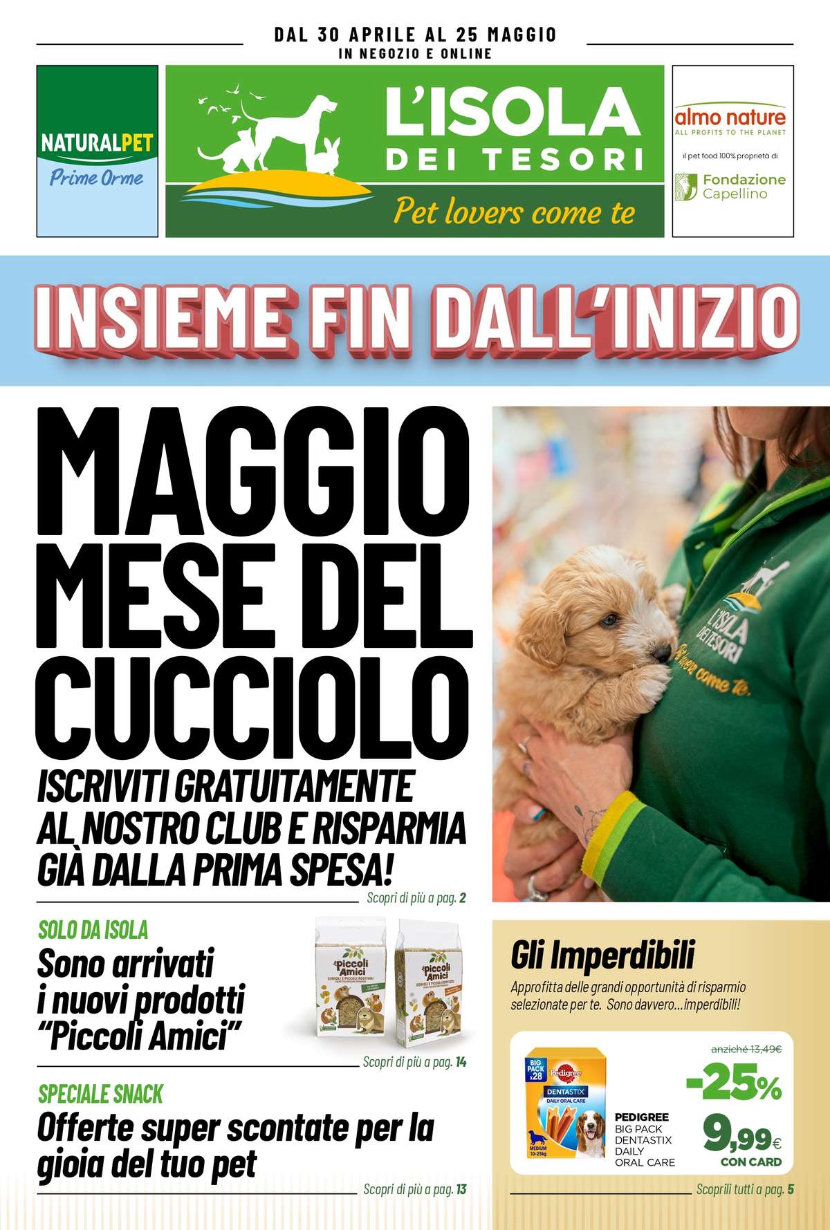 Volantino L’Isola dei Tesori dal 30 aprile 2025