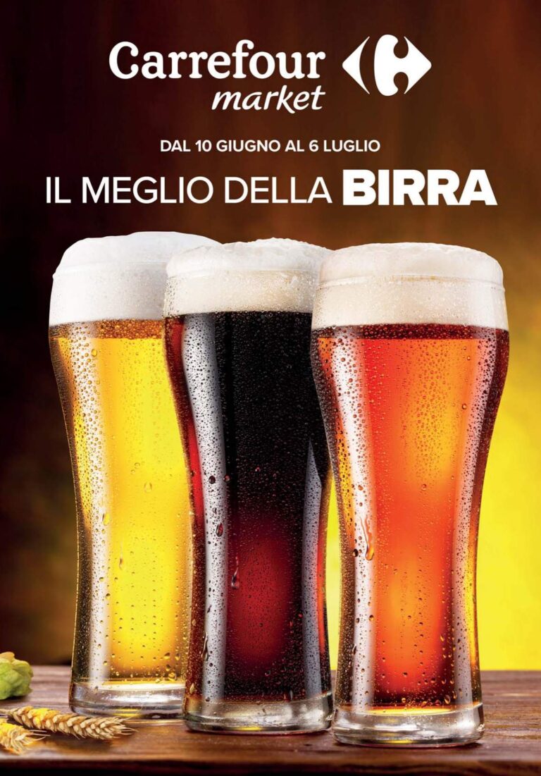 Volantino Carrefour Market Il Meglio della Birra dal 10 giugno 2025