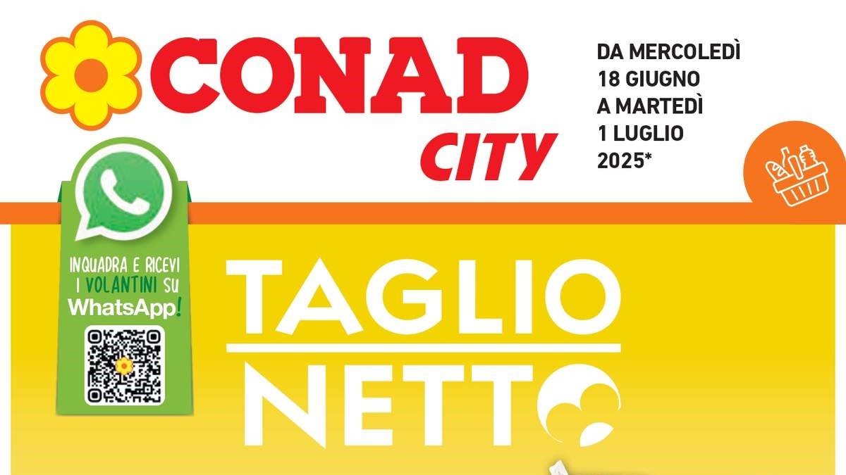 Volantino Conad City Lombardia dal 18 giugno 2025