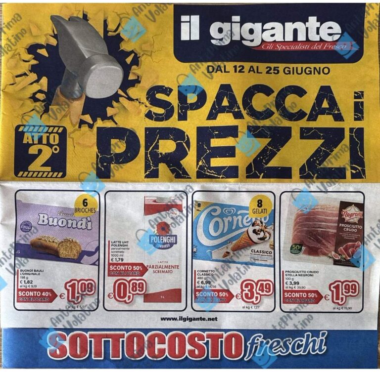 Anteprima Volantino Il Gigante dal 12 giugno 2025