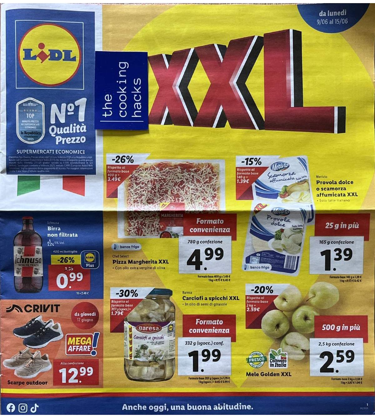 Anteprima Volantino Lidl dal 9 giugno 2025